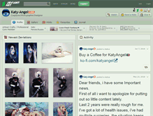 Tablet Screenshot of katy-angel.deviantart.com