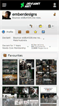 Mobile Screenshot of emberdesigns.deviantart.com