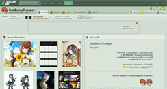Desktop Screenshot of dustbunnythumper.deviantart.com
