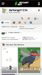 Mobile Screenshot of darkangel1236.deviantart.com