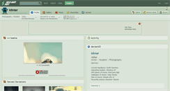 Desktop Screenshot of klinter.deviantart.com