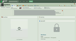 Desktop Screenshot of myndzeye.deviantart.com