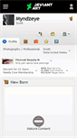 Mobile Screenshot of myndzeye.deviantart.com