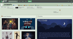 Desktop Screenshot of cosmographia.deviantart.com
