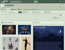 Tablet Screenshot of cosmographia.deviantart.com