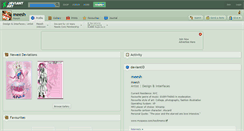 Desktop Screenshot of meesh.deviantart.com