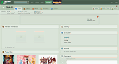 Desktop Screenshot of love48.deviantart.com