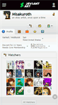 Mobile Screenshot of misakuroth.deviantart.com