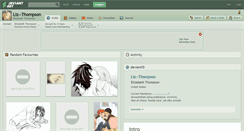 Desktop Screenshot of liz--thompson.deviantart.com