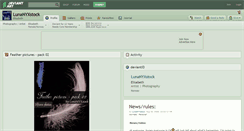 Desktop Screenshot of lunanyxstock.deviantart.com