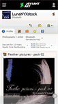 Mobile Screenshot of lunanyxstock.deviantart.com