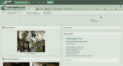 Desktop Screenshot of collie-papillon-club.deviantart.com
