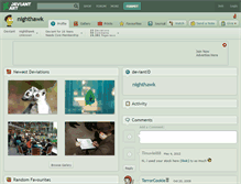 Tablet Screenshot of nighthawk.deviantart.com