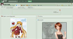 Desktop Screenshot of luna-rouge.deviantart.com