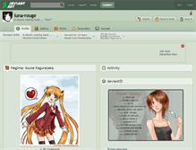 Tablet Screenshot of luna-rouge.deviantart.com
