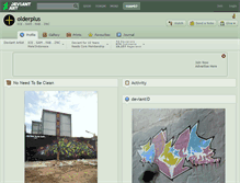 Tablet Screenshot of olderplus.deviantart.com