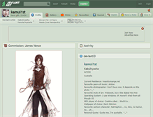 Tablet Screenshot of kamui1st.deviantart.com