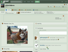 Tablet Screenshot of littleoddawa.deviantart.com