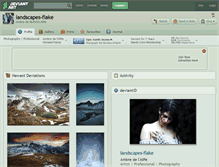 Tablet Screenshot of landscapes-flake.deviantart.com
