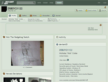 Tablet Screenshot of dsboy21122.deviantart.com