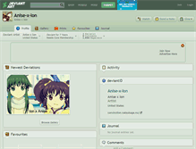 Tablet Screenshot of anise-x-ion.deviantart.com