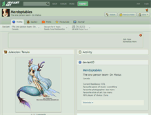 Tablet Screenshot of merdoptables.deviantart.com