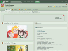 Tablet Screenshot of chibi-cougar.deviantart.com