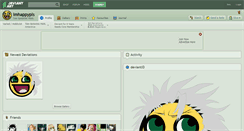 Desktop Screenshot of imhappypls.deviantart.com