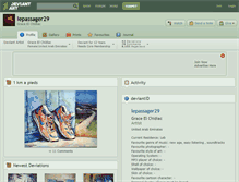 Tablet Screenshot of lepassager29.deviantart.com