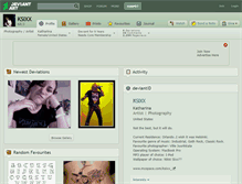 Tablet Screenshot of ksixx.deviantart.com