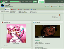 Tablet Screenshot of moodypi.deviantart.com