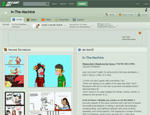 Tablet Screenshot of in-the-machine.deviantart.com