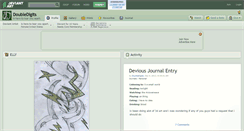 Desktop Screenshot of doubledigits.deviantart.com