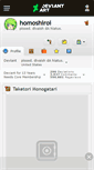 Mobile Screenshot of homoshiroi.deviantart.com
