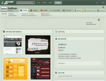 Tablet Screenshot of graficon.deviantart.com