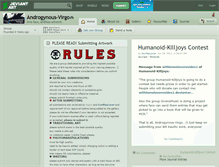 Tablet Screenshot of androgynous-virgo.deviantart.com