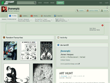 Tablet Screenshot of jhonenplz.deviantart.com