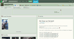 Desktop Screenshot of angelofdark666.deviantart.com