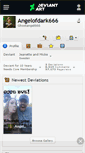 Mobile Screenshot of angelofdark666.deviantart.com