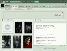 Tablet Screenshot of berry99.deviantart.com