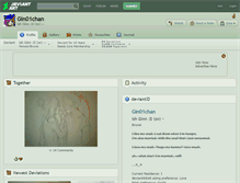 Tablet Screenshot of gin01chan.deviantart.com
