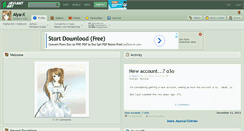 Desktop Screenshot of aiya-x.deviantart.com