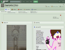 Tablet Screenshot of organization13xero.deviantart.com