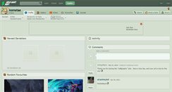 Desktop Screenshot of kometae.deviantart.com