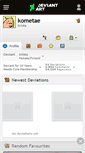 Mobile Screenshot of kometae.deviantart.com