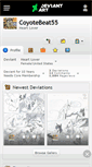 Mobile Screenshot of coyotebeat55.deviantart.com