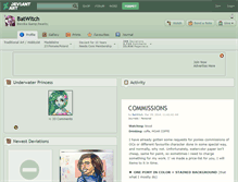 Tablet Screenshot of batwitch.deviantart.com