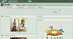 Desktop Screenshot of lime-apple.deviantart.com