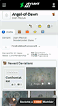 Mobile Screenshot of angel-of-dawn.deviantart.com