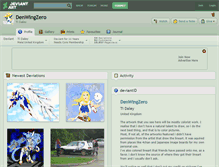 Tablet Screenshot of denwingzero.deviantart.com